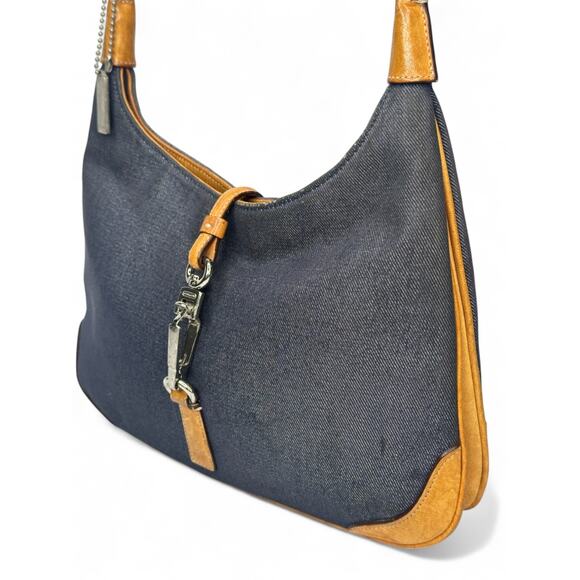 Coach Vintage Y2K Hampton Denim Hobo Bag - Picture 10 of 14